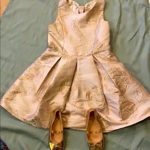 Rose Gold Girls Formal Dress